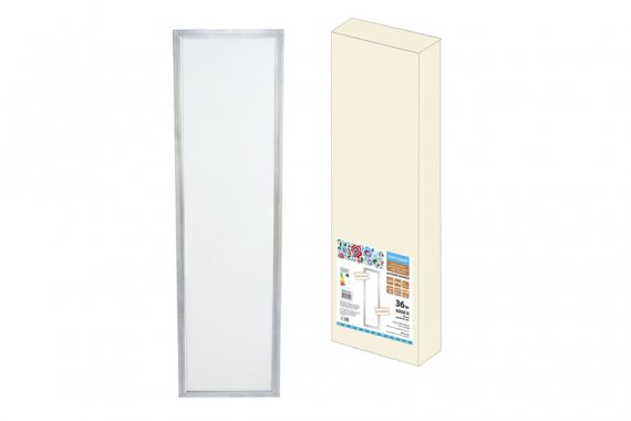 Фотография товара 'Tdm Ультратонкая светодиодная панель серии СВО 295 х1195, 36Вт, 6000К, (без драйвера) SQ0329-0222'