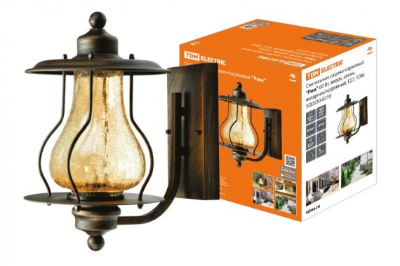 Фотография товара 'Tdm Светильник садово-парковый "Рим" 60 Вт, вверх, алюминий, SQ0330-0210'