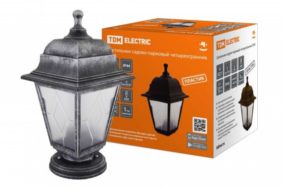 Фотография товара 'Tdm Светильник садово-парковый НТУ 04-60-001 четырехгранник, напольный, пластик, SQ0330-0798'