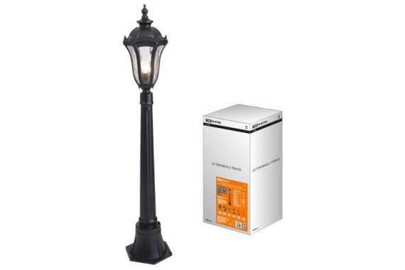 Фотография товара 'Tdm Светильник садово-парковый "Вена" 1х60 Вт, столб, H1050 мм, алюминий, Е27, SQ0330-2062'