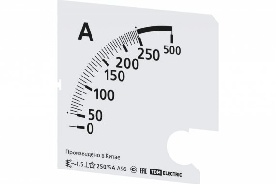 Фотография товара 'Tdm SQ1102-2043 Шкала Ш72 10/5А-1,5 (для А72 Х/5А)'