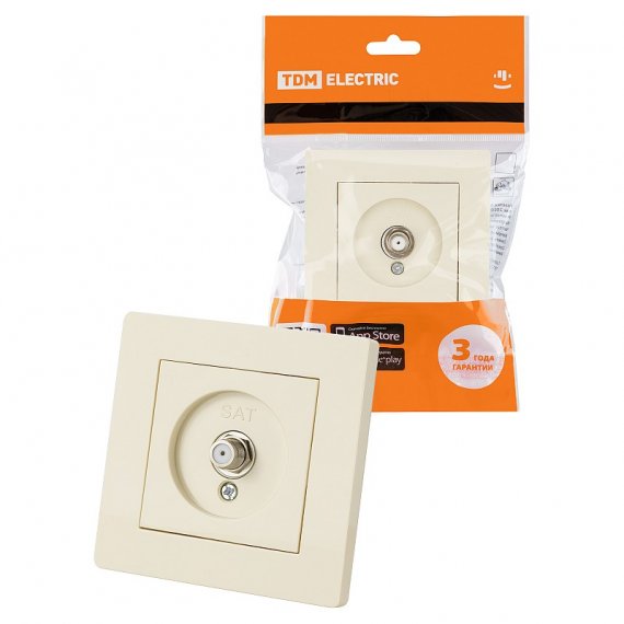 Фотография товара 'Tdm SQ1816-0150 Розетка SAT (F-разъем) 0-2400МГц'