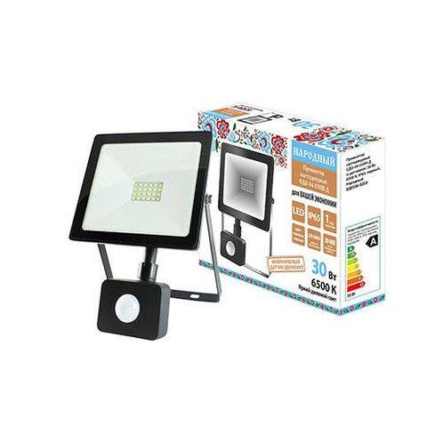 Фотография товара 'Tdm Прожектор светодиодный СДО-04-030Н-Д (с датчиком) 30 Вт, 6500 К, IP65, SQ0336-0203'