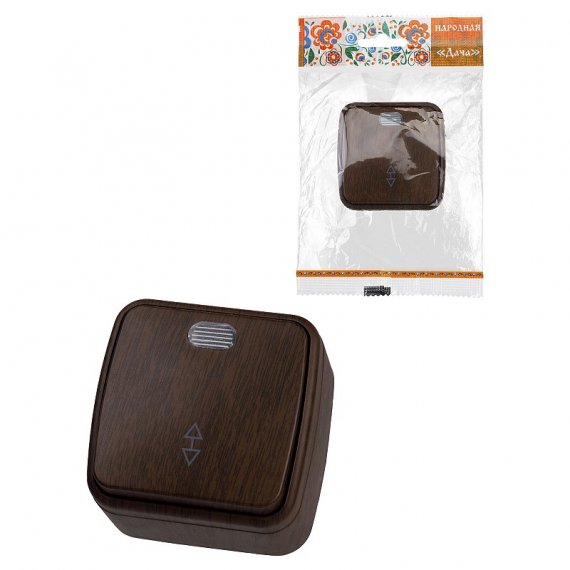 Фотография товара 'Tdm SQ1824-0046 Переключатель на 2 направления 1-кл. открытой установки с подсветкой IP20 10А'