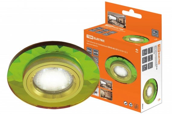 Фотография товара 'Tdm Светильник встраиваемый СВ 03-03 MR16 50Вт G5.3 SQ0359-0048'