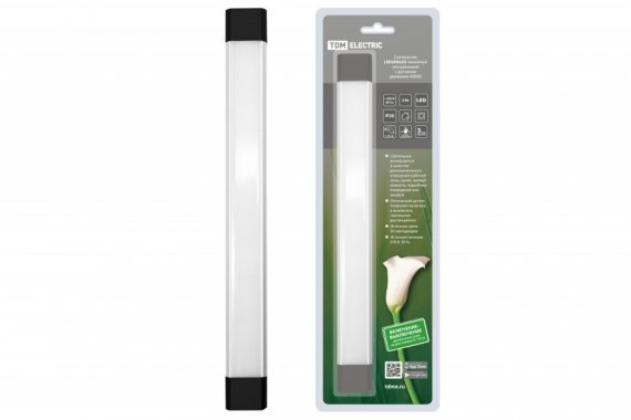 Фотография товара 'Tdm Светильник LED300х25 линейный ультратонкий, 3 Вт, 230 В, IR-сенсор, 4000К, SQ0329-3609'