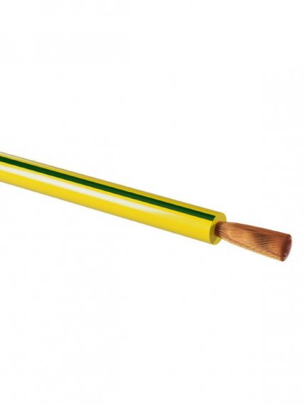 Фотография товара 'Tdm SQ0124-1795 Провод ПуГВнг(А)-LS 1х0,5 ГОСТ (разномер), желто-зеленый TDM'
