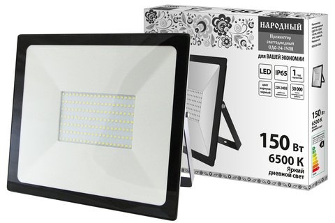 Фотография товара 'Tdm Прожектор светодиодный СДО-04-150Н 150 Вт, 6500 К, IP65, SQ0336-0266'