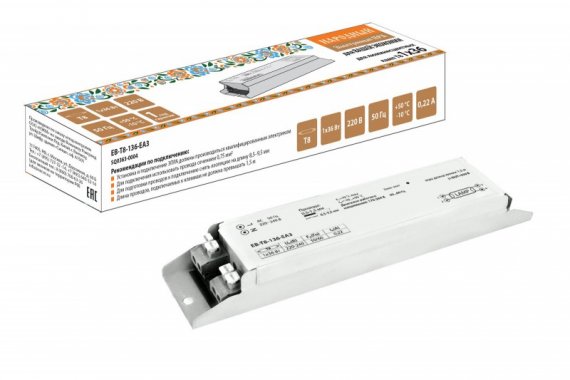 Фотография товара 'Tdm Электронный пускорегулирующий аппарат EB-T8-136-EA3 SQ0363-0004'