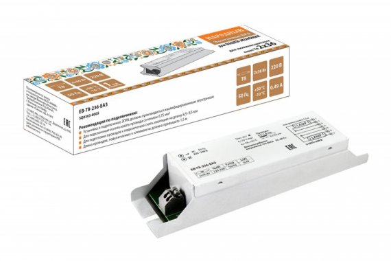 Фотография товара 'Tdm Электронный пускорегулирующий аппарат EB-T8-236-EA3 SQ0363-0005'