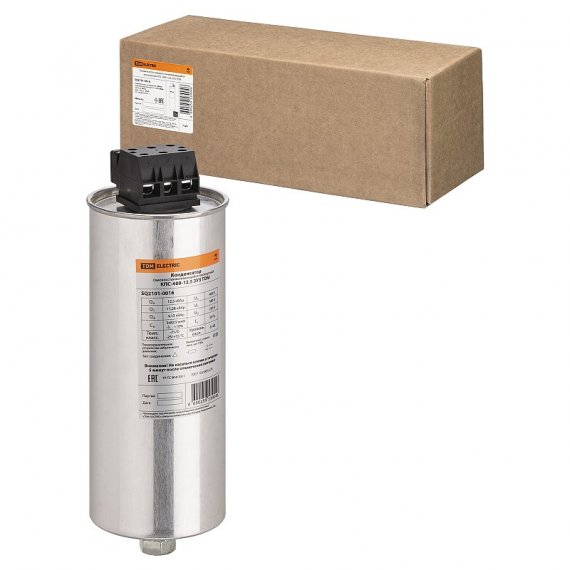 Фотография товара 'Tdm SQ2101-0016 Конденсатор КПС-400-12,5 3У3'