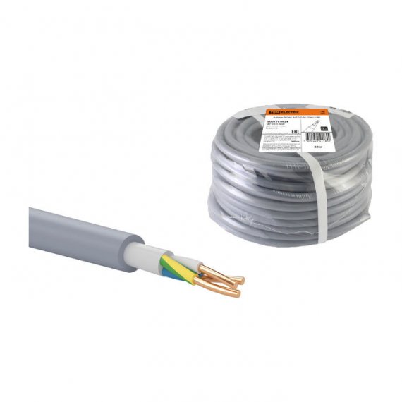 Фотография товара 'Tdm Кабель NYM-J 3х2,5-0,66 SQ0121-0024'