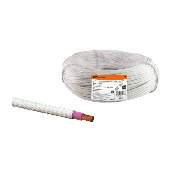 Фотография товара 'Tdm Провод термостойкий РКГМ 0,75 мм SQ0122-0001'