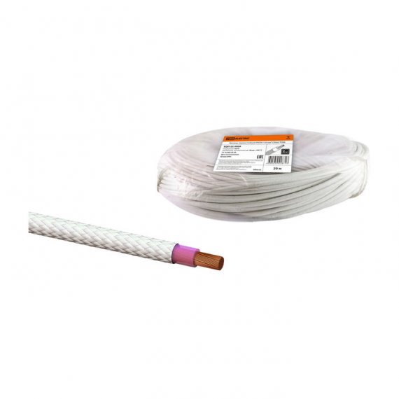 Фотография товара 'Tdm Провод термостойкий РКГМ 1,0 мм SQ0122-0009'