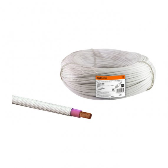 Фотография товара 'Tdm Провод термостойкий РКГМ 1,0 мм SQ0122-0023'