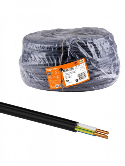 Фотография товара 'Tdm SQ0128-0034 Кабель ППГнг(А)-FRHF 3х4 ок(N,PE)-0,66 ГОСТ'