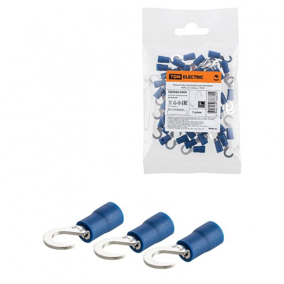 Фотография товара 'Tdm SQ0502-0304 Наконечник изолированный крюковой НИК 2,5–5'