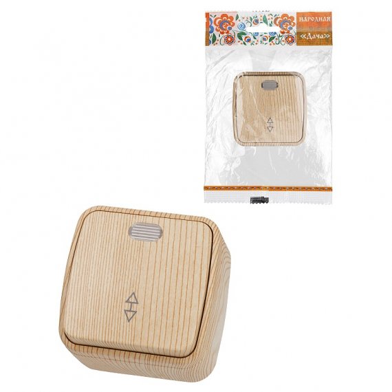 Фотография товара 'Tdm SQ1824-0056 Переключатель на 2 направления 1-кл. открытой установки с подсветкой IP20 10А'