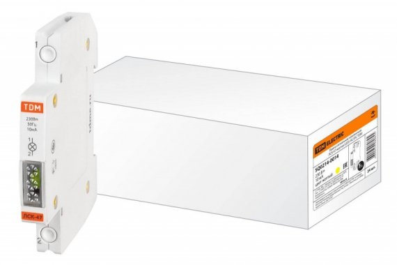 Фотография товара 'Tdm Лампа сигнальная компактная ЛСК-47 (LED) AC/DC SQ0214-0014'