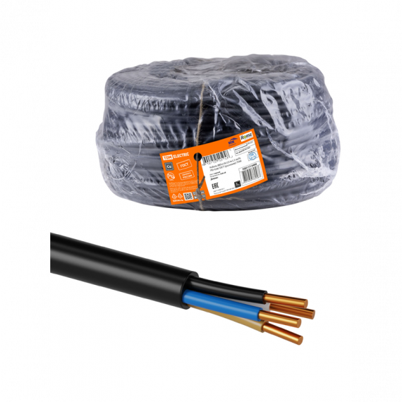 Фотография товара 'Tdm SQ0117-0524 Кабель ВВГнг(А)-FRLSLTx 4х1,5 ок(N)-0,66 ГОСТ'