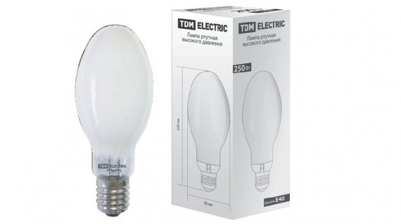 Фотография товара 'Tdm Лампа ртутная высокого давления ДРЛ 1000 Вт Е40 SQ0325-0025'