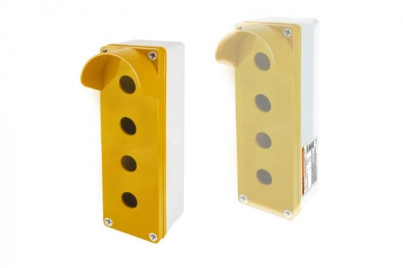 Фотография товара 'Tdm Корпус КП104 c козырьком для кнопок 4 места IP66 ABS SQ0705-0014'