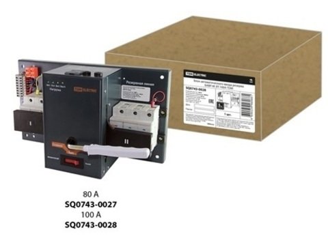 Фотография товара 'Tdm Блок автоматического ввода резерва БАВР-М 3П 80А SQ0743-0027'