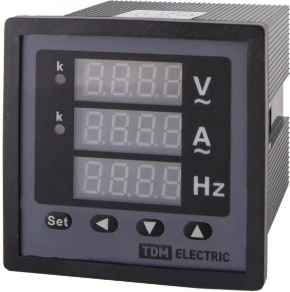 Фотография товара 'Tdm Цифровой многовеличинный прибор ЦП-АВЧ72х3-0,5-Р (однофазный) (0-50кА, 0-320кВ, 40-70Гц) SQ1102-0531'