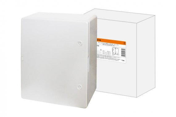 Фотография товара 'Tdm Бокс пластиковый ЩМП-0-2, ABS, IP65, -45 до +75 С, навесной, (350x250x150) SQ0932-0102'