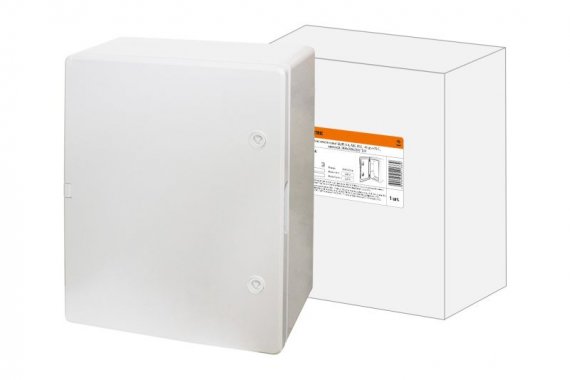 Фотография товара 'Tdm Бокс пластиковый ЩМП-0-4, ABS, IP65, -45 до +75 С, навесной, (400x300x220) SQ0932-0104'
