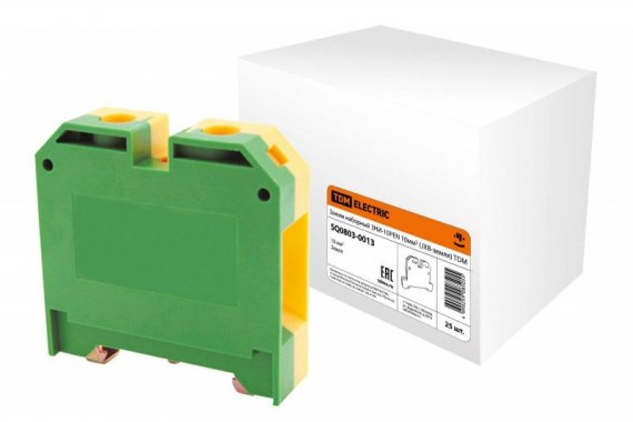 Фотография товара 'Tdm Зажим наборный ЗНИ-10PEN 10мм2 (JXB-земля) SQ0803-0013'