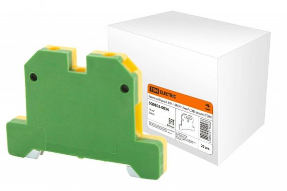 Фотография товара 'Tdm Зажим наборный ЗНИ-16PEN 16мм2 (JXB-земля) SQ0803-0034'