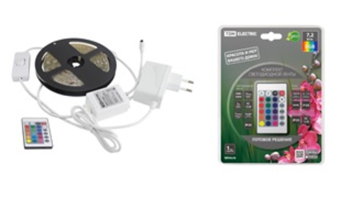 Фотография товара 'Tdm Комплект светодиодной ленты SMD5050-30 LED/м-12 В-7 SQ0331-0228'