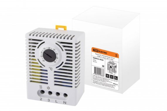 Фотография товара 'Tdm Термостат электронный ТЭН-01 230В от -20 до +60 °C SQ0832-0026'