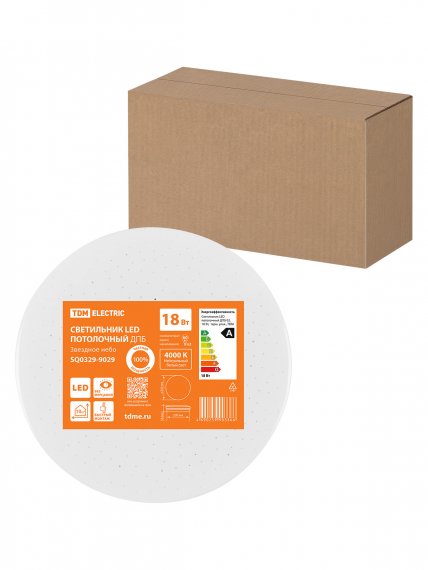 Фотография товара 'Tdm SQ0329-9029 Светильник LED потолочный ДПБ 02, 18 Вт, 4000 К'
