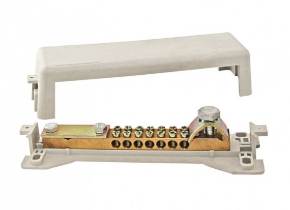 Tdm Шина универсальная распределительная ШнУР 1 в корпусе 2 ввода 7 ...