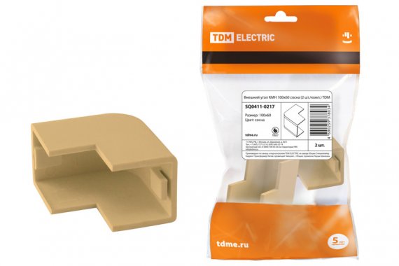 Фотография товара 'Tdm Внешний угол КМН 100х60 SQ0411-0217'