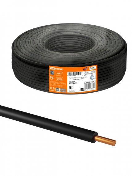 Фотография товара 'Tdm Провод ПуВнг(А)-LS 1х10,0 ГОСТ (100м), SQ0124-0354'