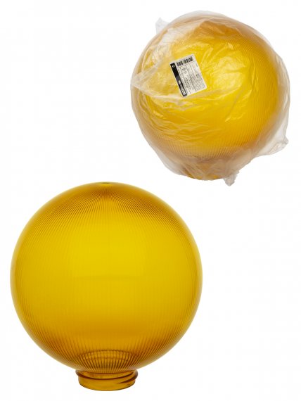 Фотография товара 'Tdm Рассеиватель шар ПММА 250 мм золотой призма (резьба А 85), SQ0321-0247'