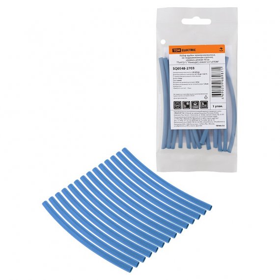 Фотография товара 'Tdm SQ0548-2703 Набор трубок термоусаживаемых, клеевых'