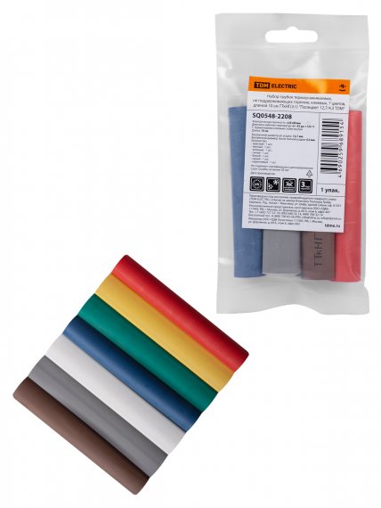 Фотография товара 'Tdm Набор трубок термоусаживаемых, клеевых ТТкНГ(3:1), SQ0548-2208'