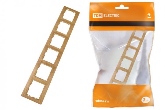 Фотография товара 'Tdm Рамка 6 постовая горизонтальная'