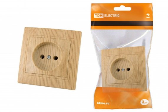 Фотография товара 'Tdm Розетка 2П 10А 250В'