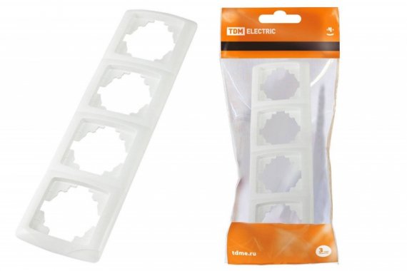 Фотография товара 'Tdm Рамка 4-х постовая вертикальная "Онега" SQ1805-0029'