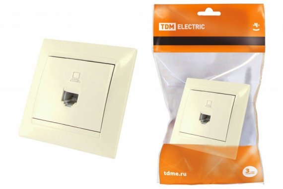 Фотография товара 'Tdm Розетка компьютерная RJ45'
