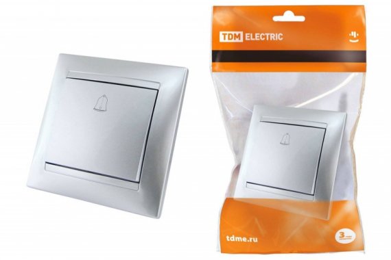 Фотография товара 'Tdm Кнопка звонковая 6А'