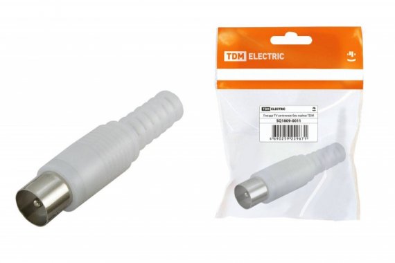 Фотография товара 'Tdm Гнездо TV антенное пластиковое без пайки, SQ1809-0011'