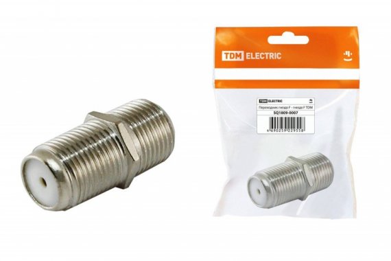 Фотография товара 'Tdm Переходник гнездо F - гнездо F, SQ1809-0007'