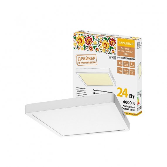 Фотография товара 'Tdm SQ0329-4210 Светильник светодиодный накладной "Даунлайт НАРОДНЫЙ"'