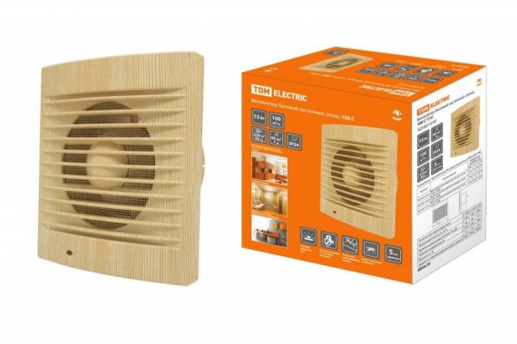 Фотография товара 'Tdm Вентилятор бытовой настенный, 100 С "ЭКО" SQ1807-0101'